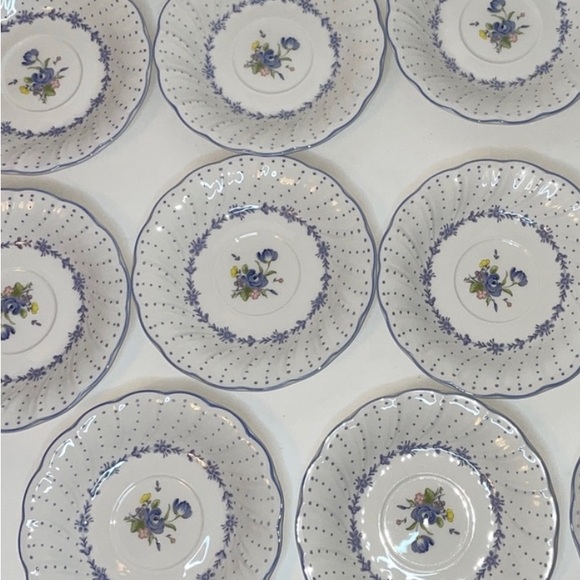 nikko Dining Nikko Tableware Blue Peony Dot Ceramic Set Of 8